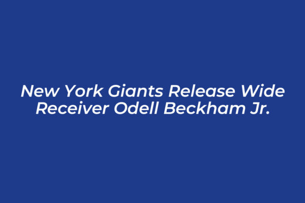 new york giants release wide receiver odell beckham jr QeQq