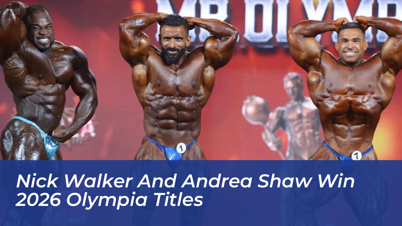 nick walker and andrea shaw win 2026 olympia titles L7CV