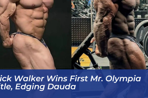 nick walker wins first mr olympia title edging dauda y0sW