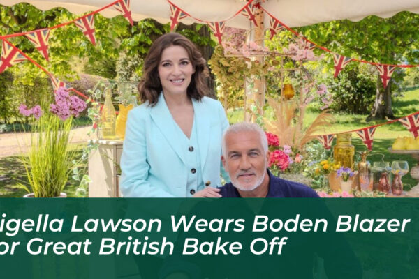 nigella lawson wears boden blazer for great british bake off CqhD