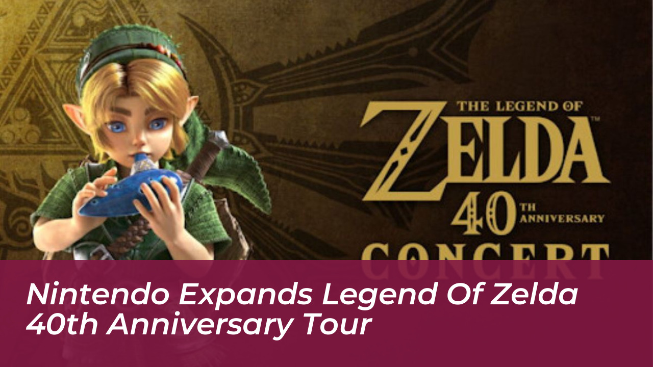 nintendo expands legend of zelda 40th anniversary tour hAlO