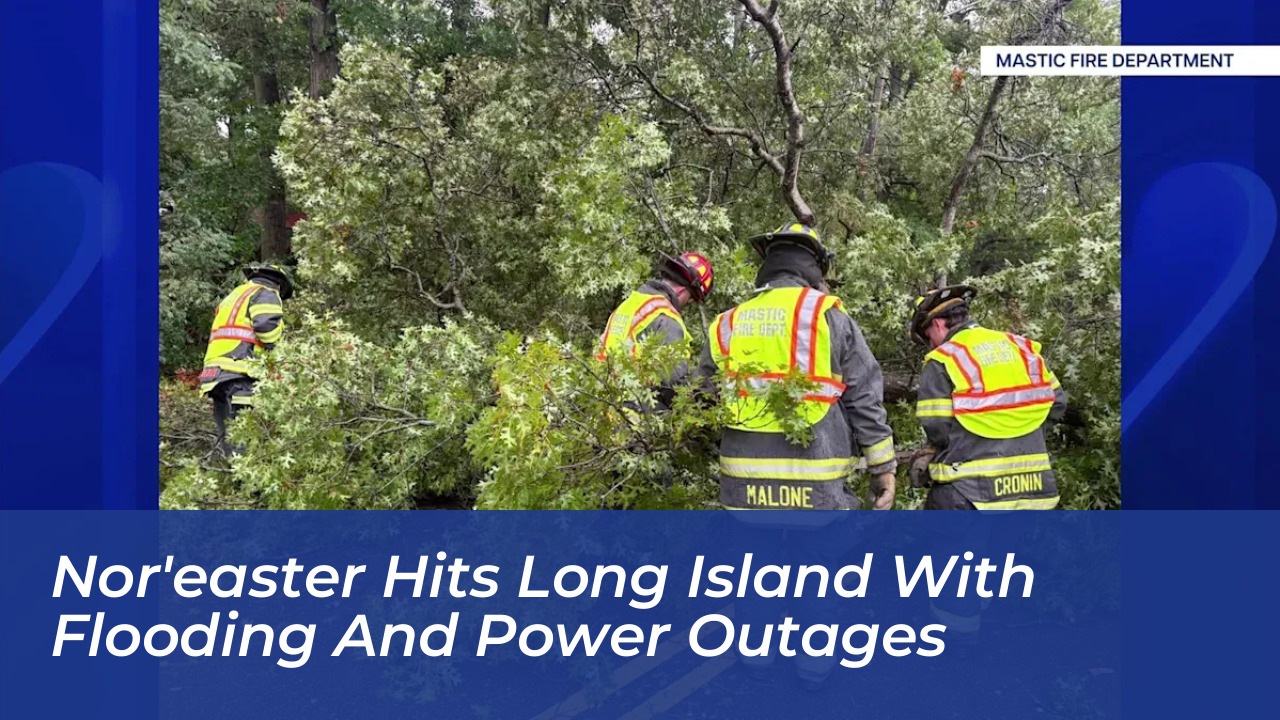 noreaster hits long island with flooding and power outages NcWj