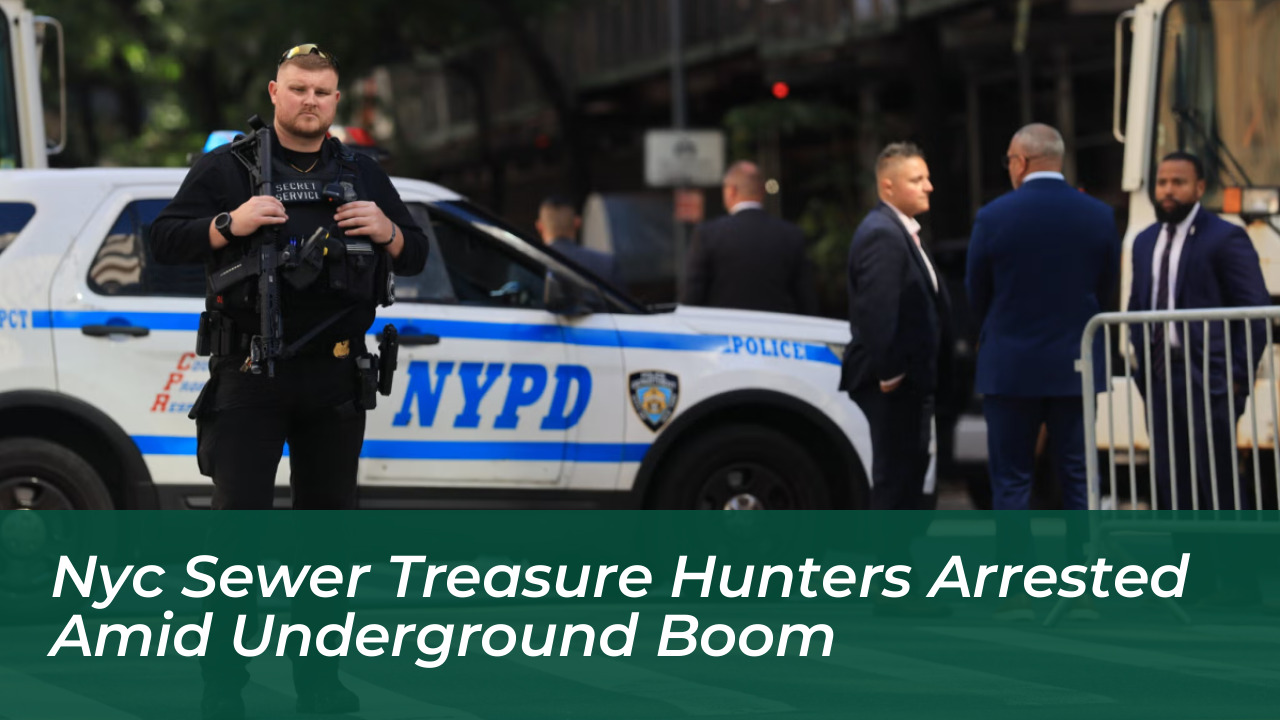 nyc sewer treasure hunters arrested amid underground boom g49C