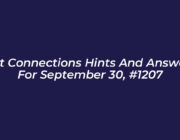 nyt connections hints and answers for september 30 1207 GLQe