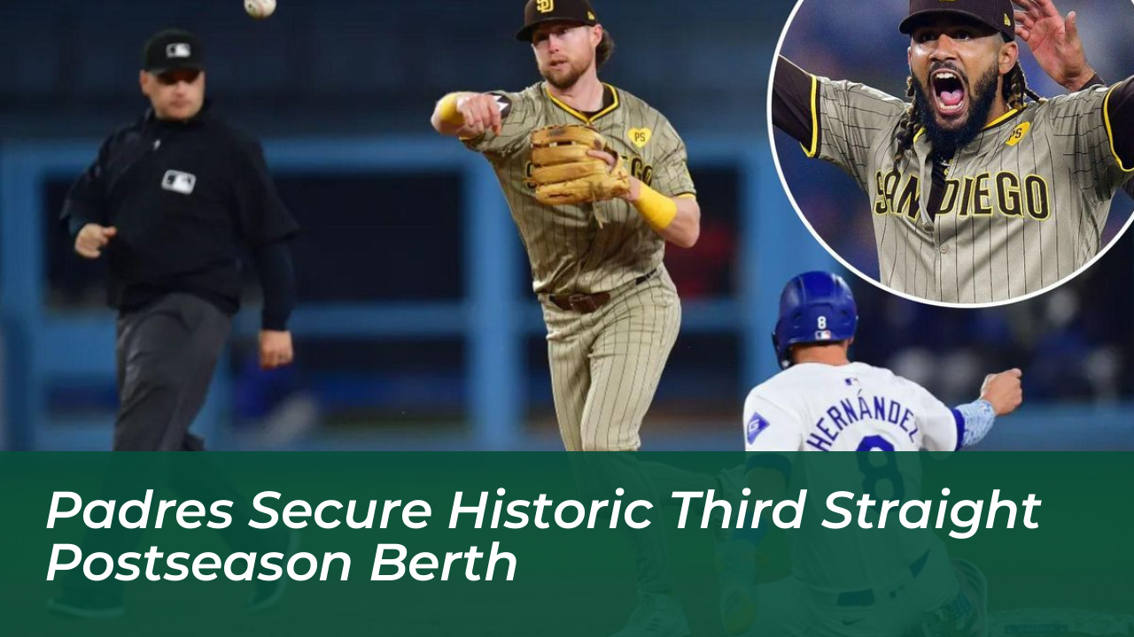 padres secure historic third straight postseason berth 1R7k