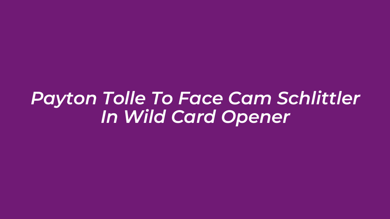 payton tolle to face cam schlittler in wild card opener 5mI3