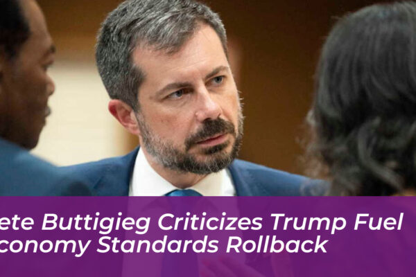 pete buttigieg criticizes trump fuel economy standards rollback wGkS