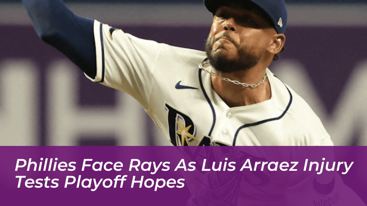 phillies face rays as luis arraez injury tests playoff hopes IZIs