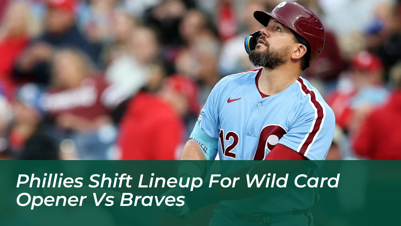 phillies shift lineup for wild card opener vs braves kTjs