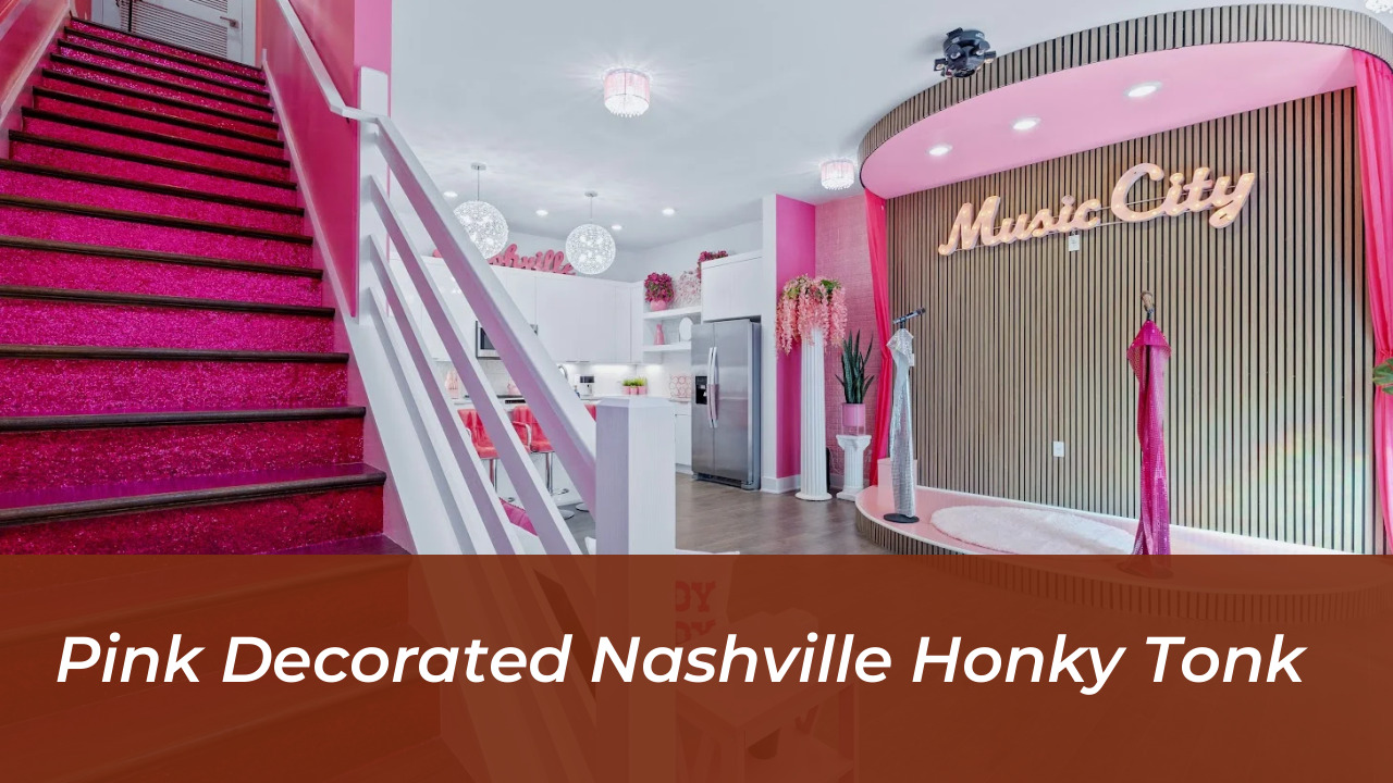 Nashville Businesses Honor Dolly Parton on Inaugural Dolly Day 4 Pink Decorated Nashville Honky Tonk
