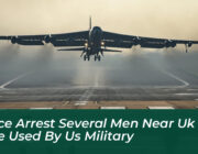 police arrest several men near uk base used by us military tlJq