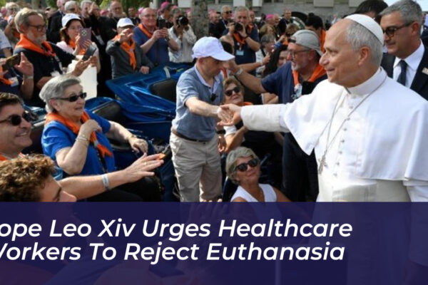 pope leo xiv urges healthcare workers to reject euthanasia QSWo