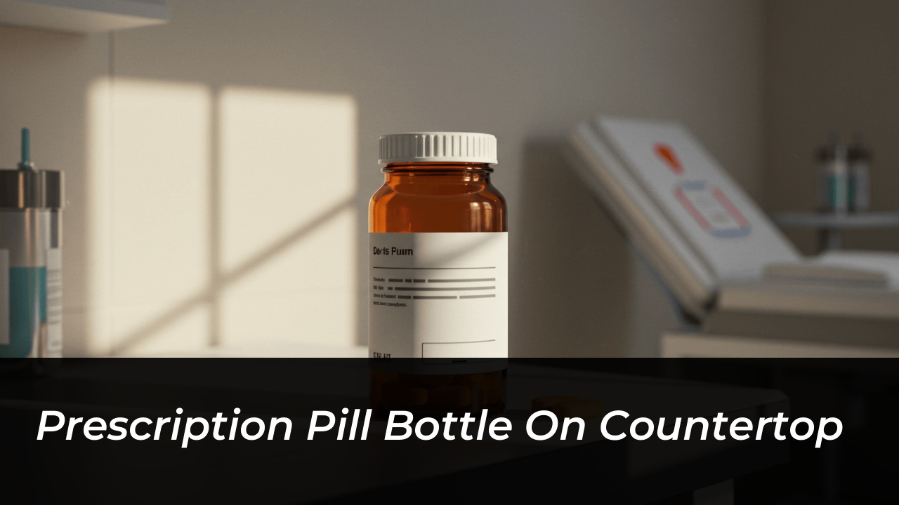 FDA Upgrades Thyroid Drug Recall to Class I Risk Level 4 Prescription Pill Bottle on Countertop