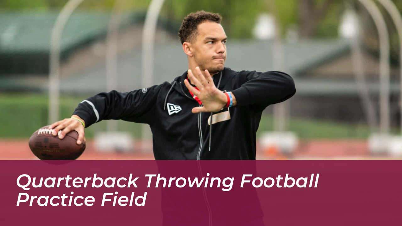 Montana State Navigates Northern Arizona Without Lamson & Dowler 3 Quarterback Throwing Football Practice Field