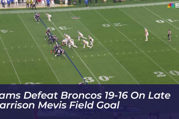 rams defeat broncos 19 16 on late harrison mevis field goal GgZG