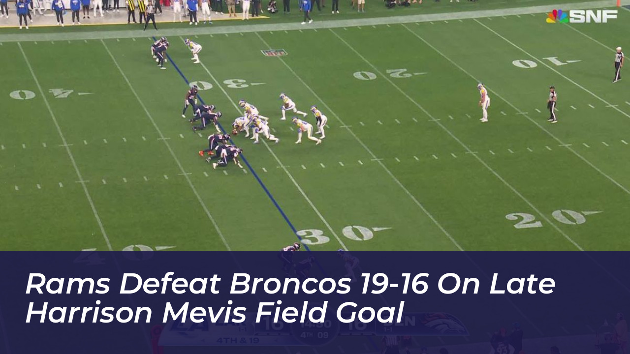 rams defeat broncos 19 16 on late harrison mevis field goal GgZG