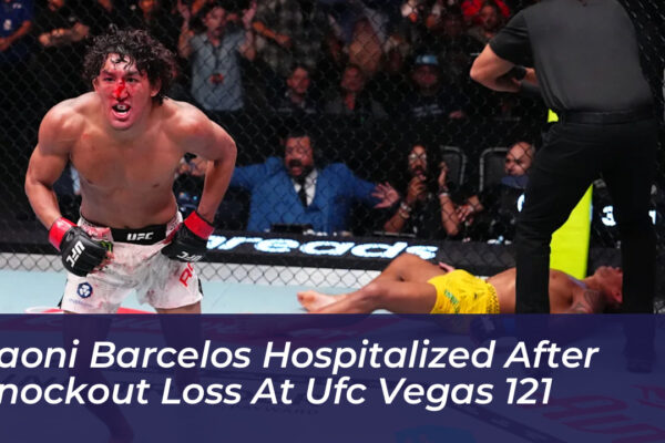raoni barcelos hospitalized after knockout loss at ufc vegas 121 JdpK