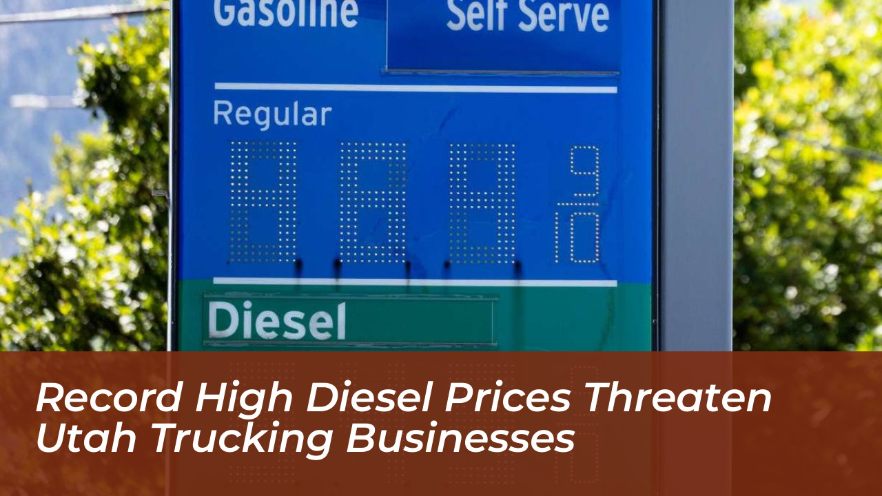 record high diesel prices threaten utah trucking businesses ttDQ