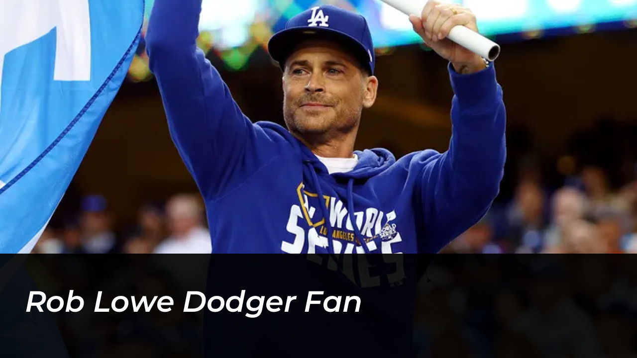 Rob Lowe Names Cubs as Biggest NL Threat to Dodgers 4 Rob Lowe Dodger Fan