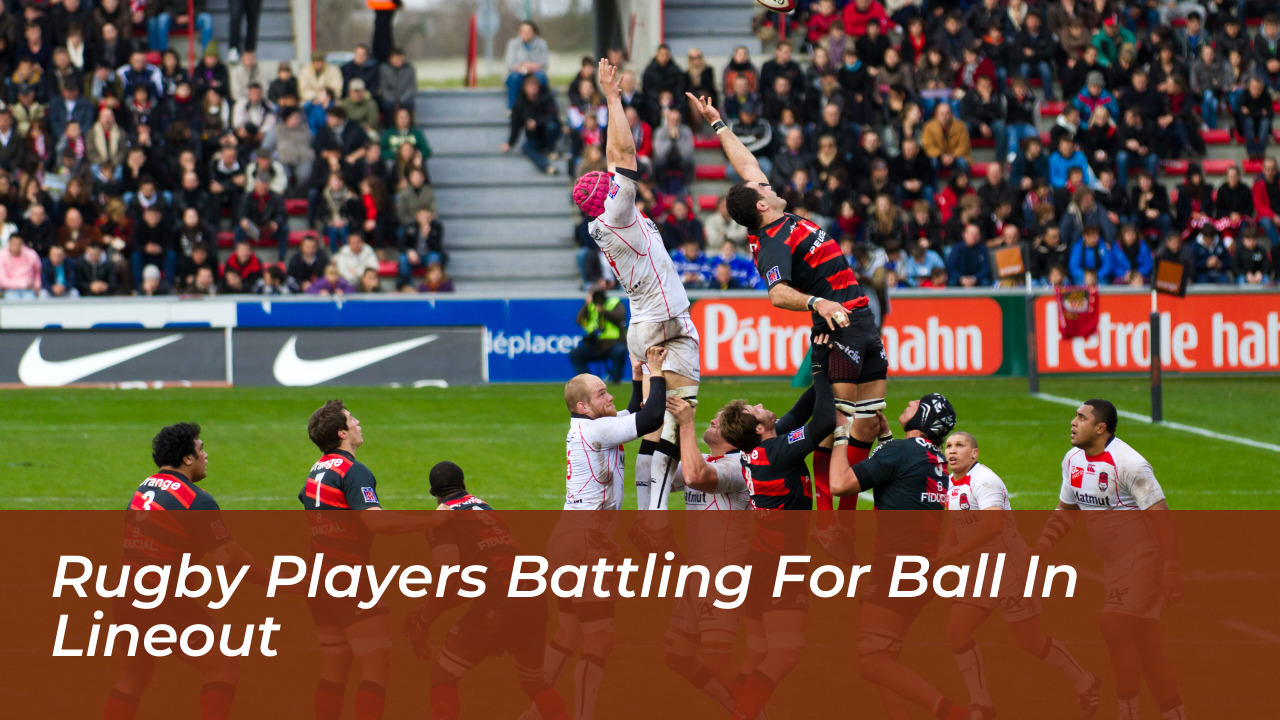 Exeter Chiefs vs Gloucester Rugby: Premiership Opener Analysis 5 Rugby Players Battling for Ball in Lineout