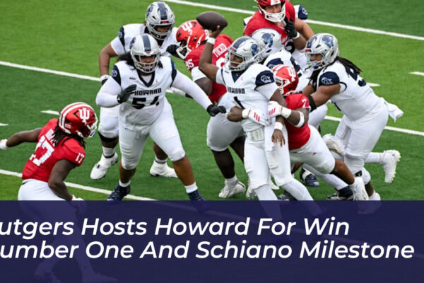 rutgers hosts howard for win number one and schiano milestone 7MuT