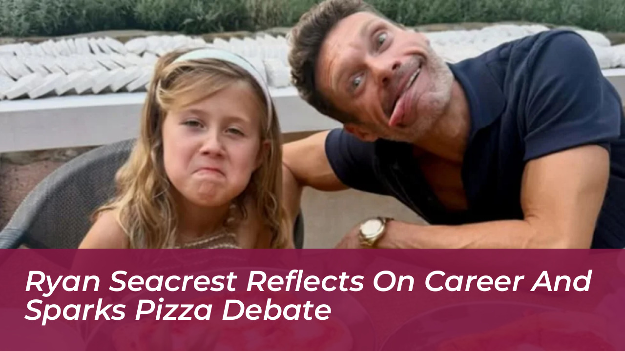 ryan seacrest reflects on career and sparks pizza debate
