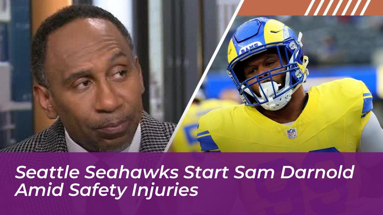 seattle seahawks start sam darnold amid safety injuries hM36