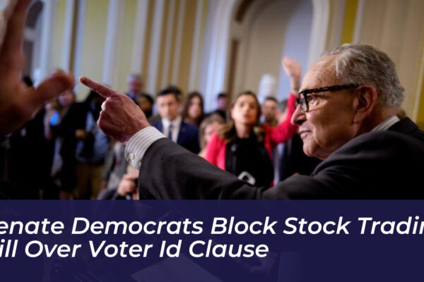 senate democrats block stock trading bill over voter id clause odZH