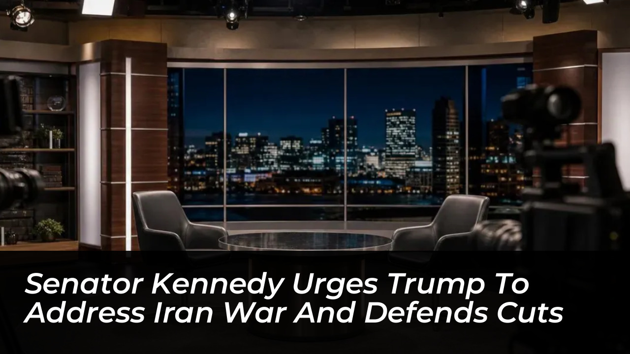 senator kennedy urges trump to address iran war and defends cuts mu48