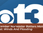 september noreaster batters maine coast winds and flooding FMuz