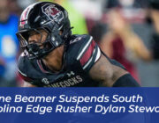 shane beamer suspends south carolina edge rusher dylan stewart pgH7