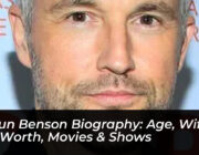 shaun benson biography age wife net worth movies shows RXrn