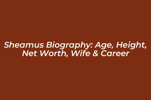 sheamus biography age height net worth wife career E9eN