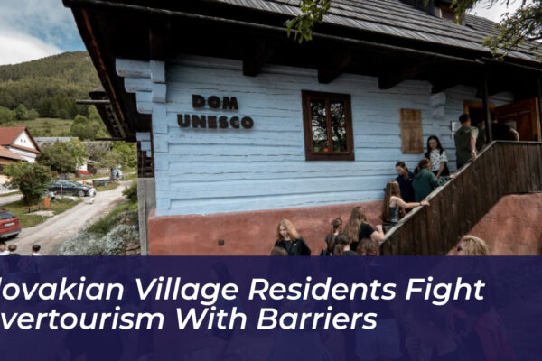 slovakian village residents fight overtourism with barriers VoAm