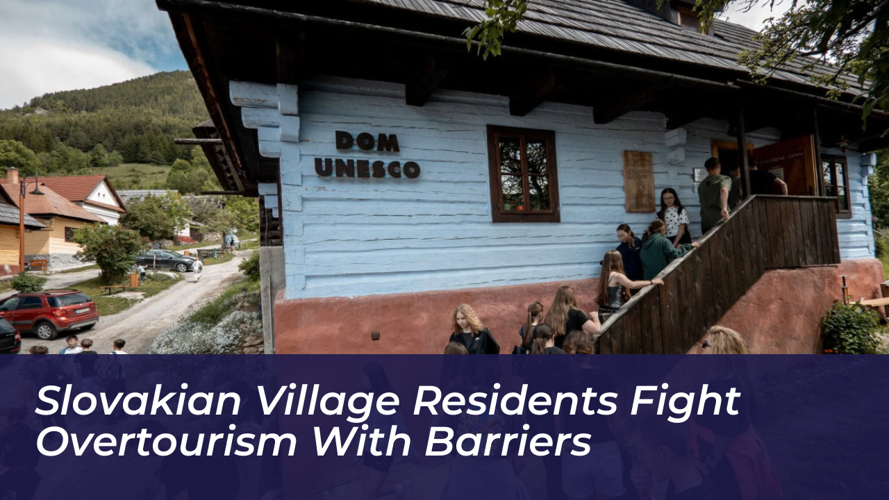 slovakian village residents fight overtourism with barriers VoAm