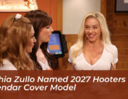 sophia zullo named 2027 hooters calendar cover model CwQ0