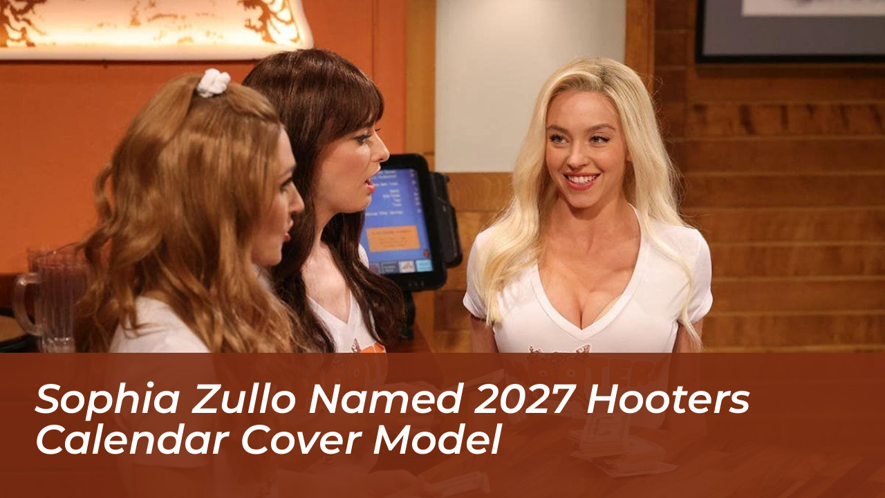 sophia zullo named 2027 hooters calendar cover model CwQ0