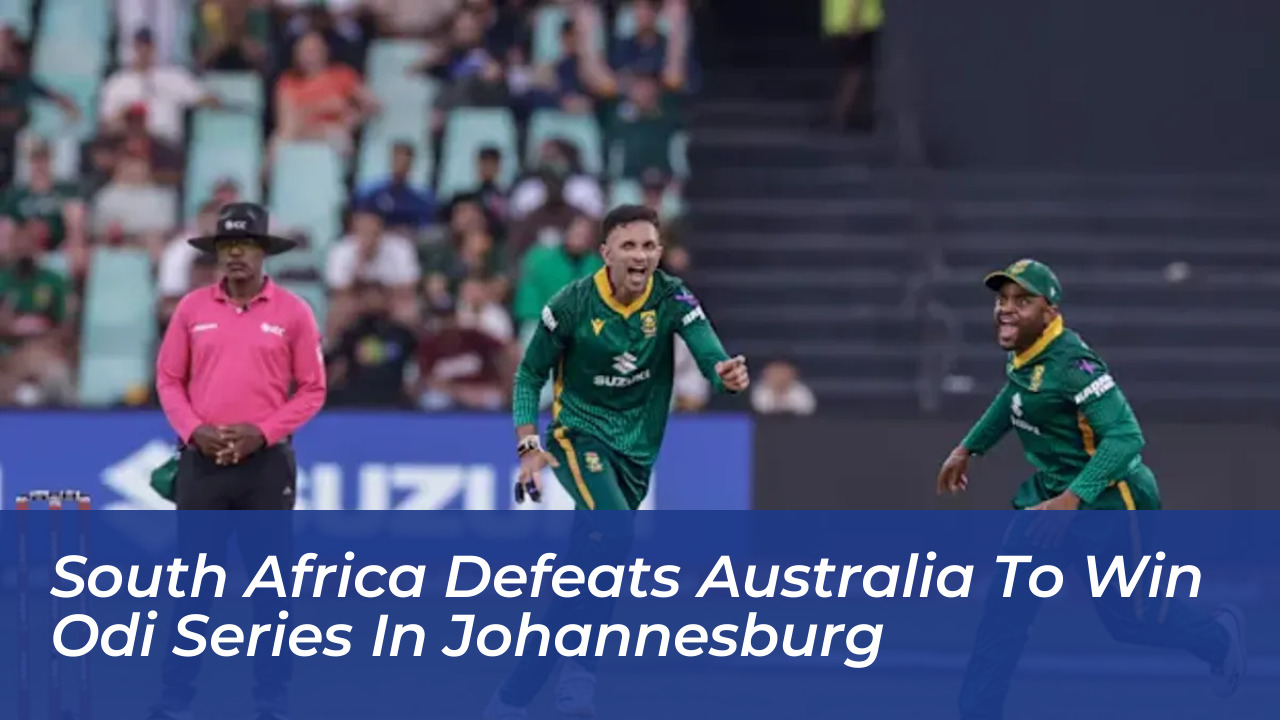 south africa defeats australia to win odi series in johannesburg 9ByU
