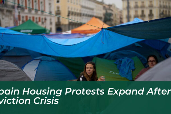 spain housing protests expand after eviction crisis kjPU