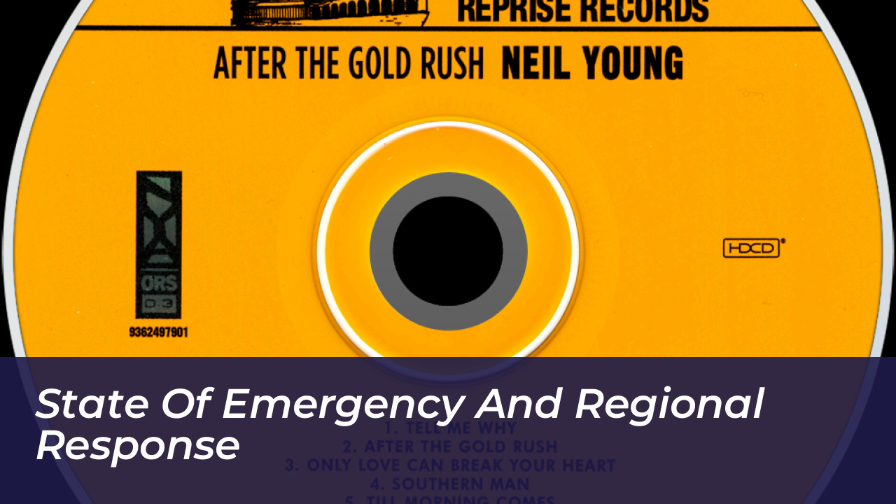 State of Emergency and Regional Response