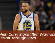 stephen curry signs 116m warriors extension through 2029 762C