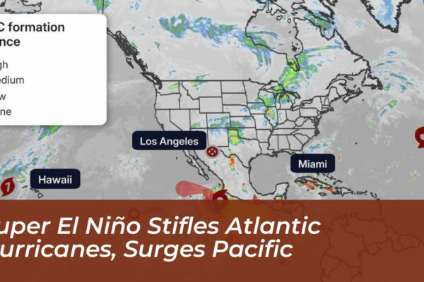 super el nino stifles atlantic hurricanes surges pacific 5s0U