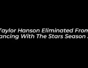 taylor hanson eliminated from dancing with the stars season 35 uERD
