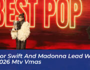 taylor swift and madonna lead wins at 2026 mtv vmas OxQC