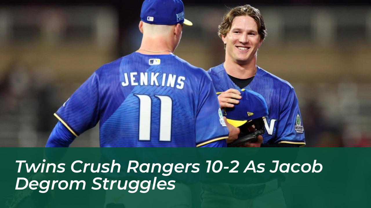 twins crush rangers 10 2 as jacob degrom struggles vPn5