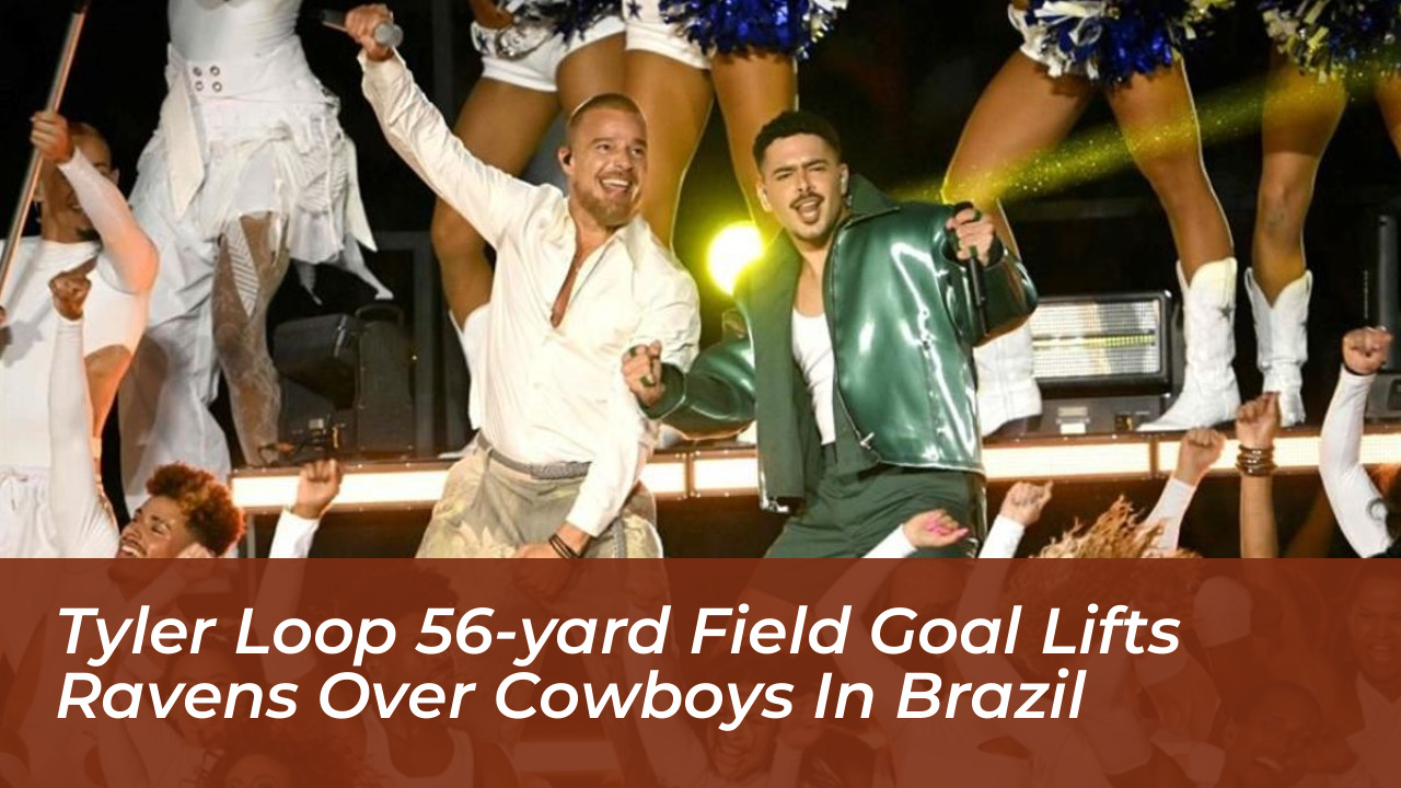 tyler loop 56 yard field goal lifts ravens over cowboys in brazil TJan