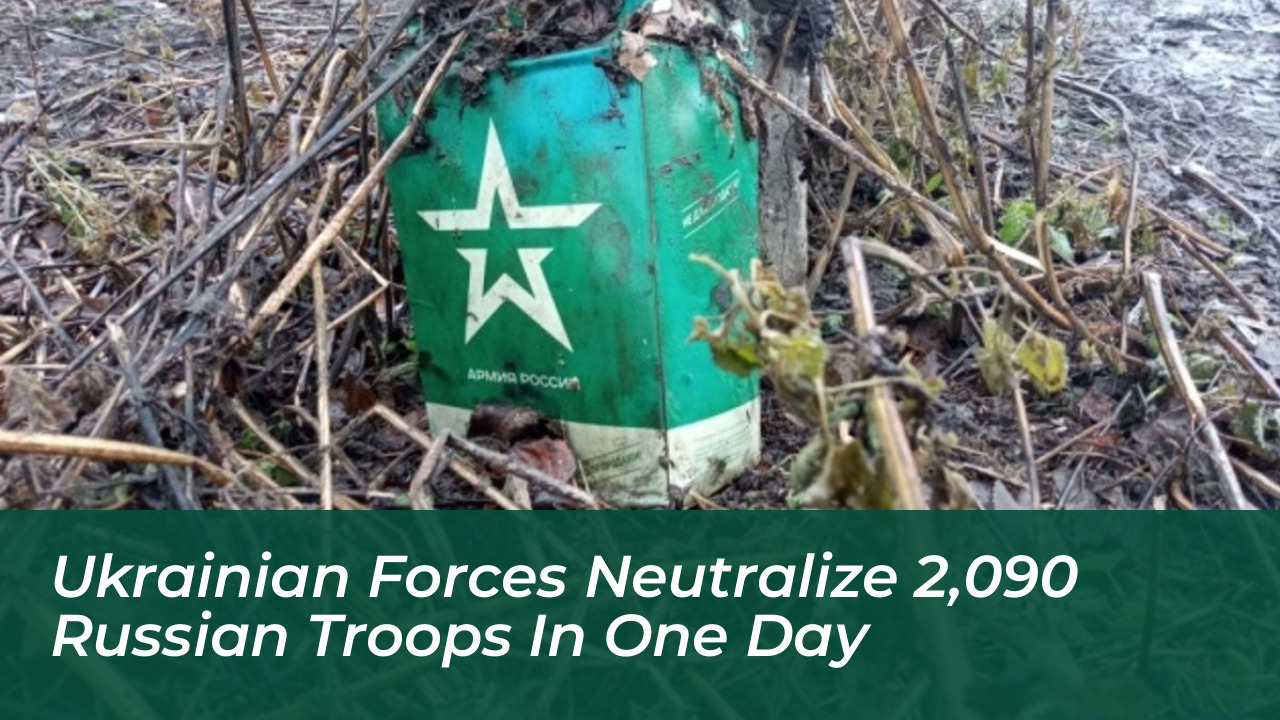 ukrainian forces neutralize 2090 russian troops in one day uSB8