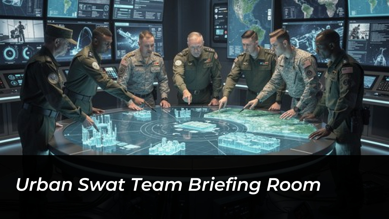 SWAT Exiles Premiere: Hondo Returns and Rebuilt 44 Squad 3 Urban SWAT Team Briefing Room