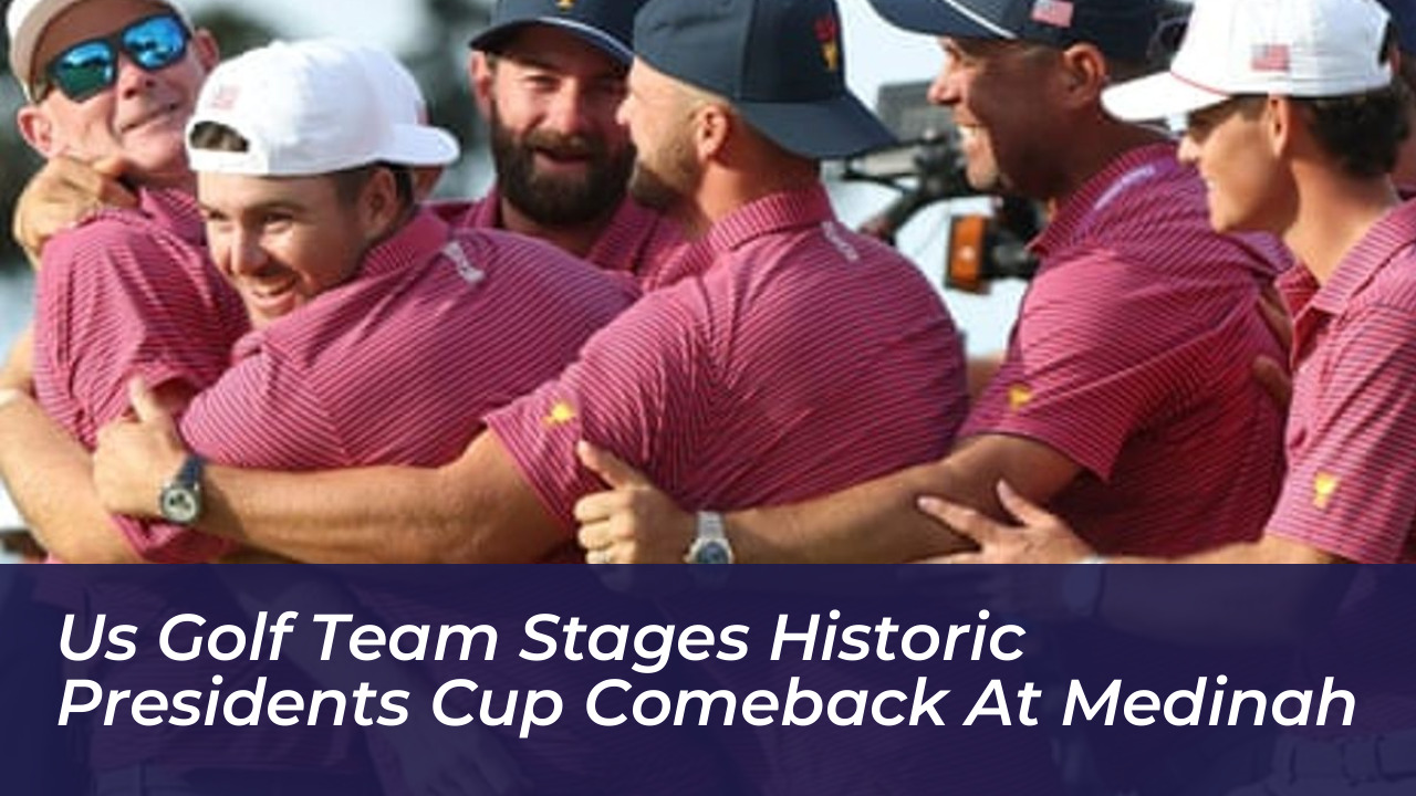 us golf team stages historic presidents cup comeback at medinah bJdu