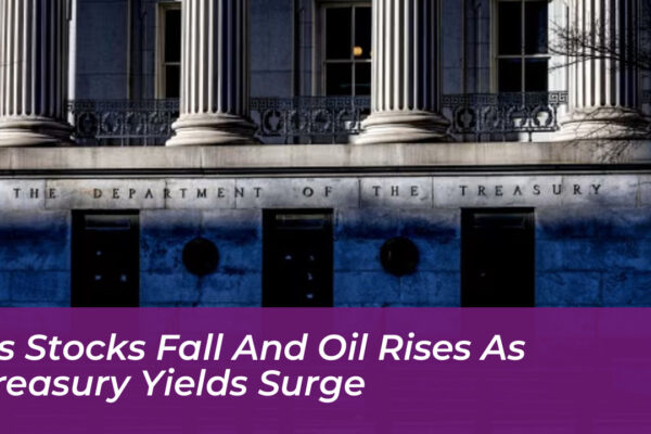 us stocks fall and oil rises as treasury yields surge gjHe